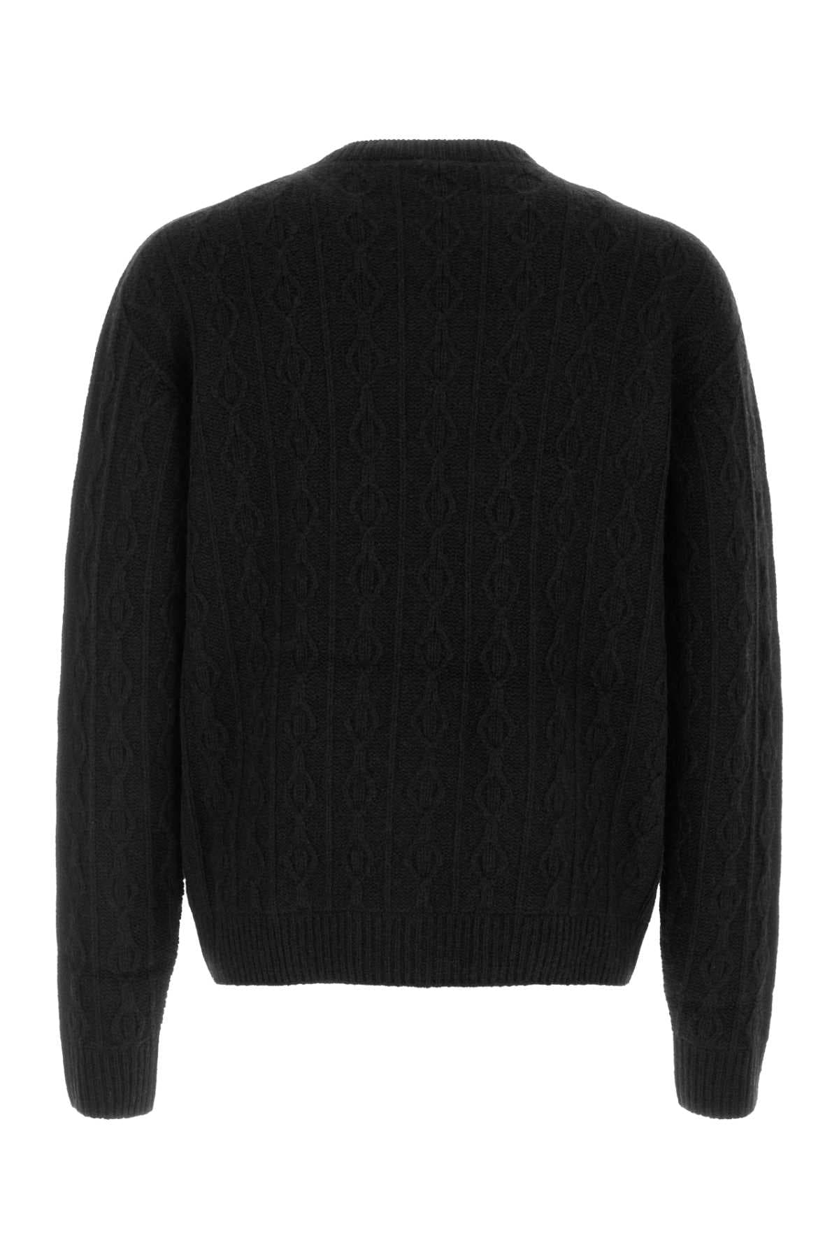 Black cashmere Nanni sweater - мініатюра 2