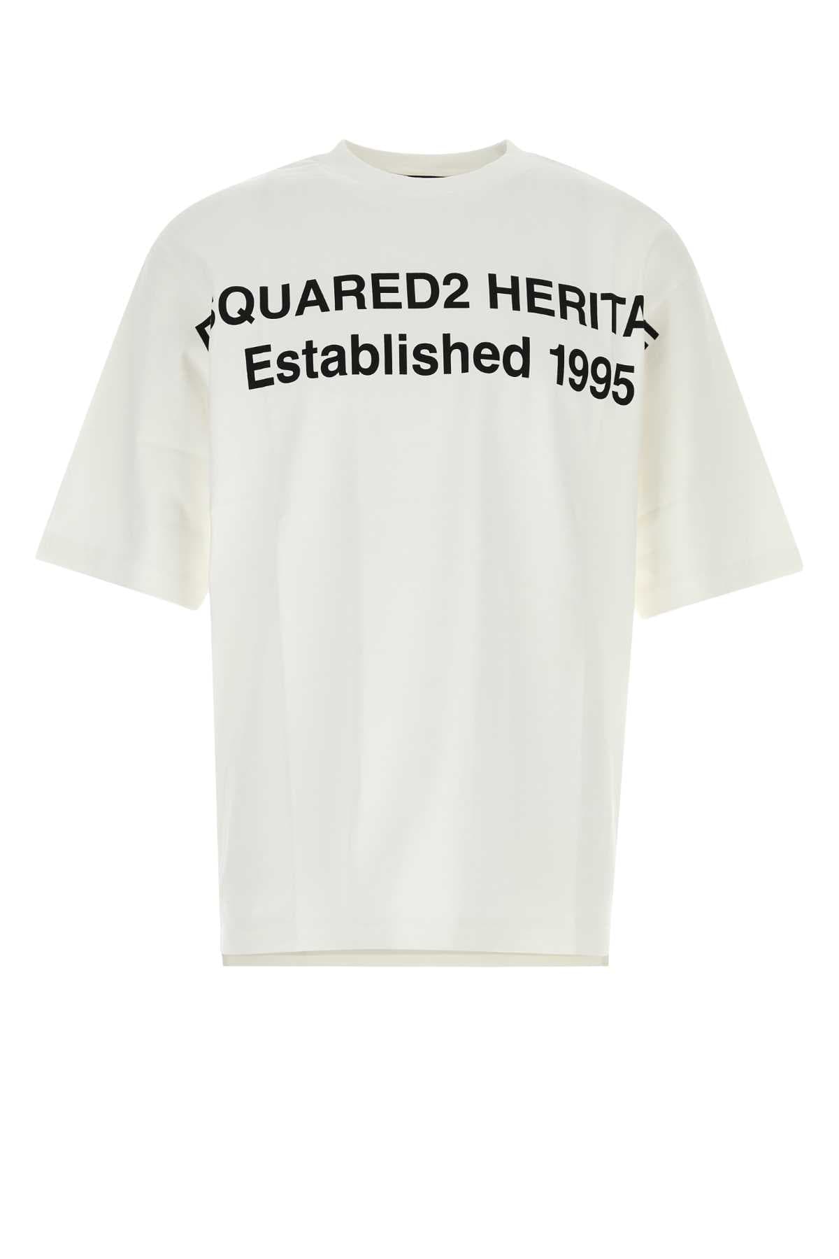 White cotton oversize t-shirt