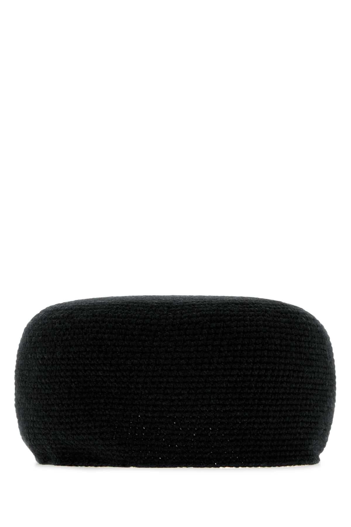 Black cashmere Perleaf hat - мініатюра 2