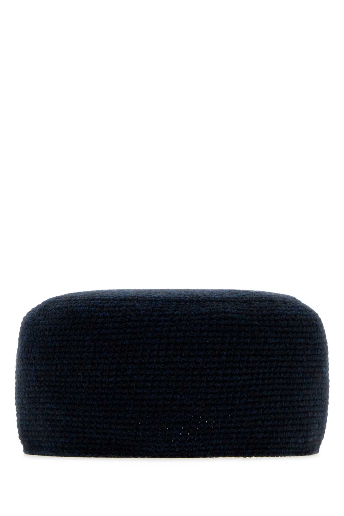 Midnight blue cashmere Perleaf hat
