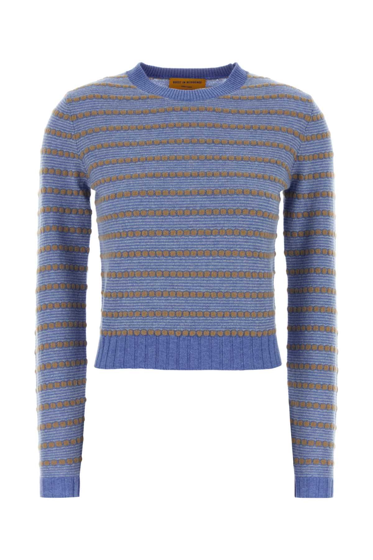 Embroidered cashmere Pebble sweater