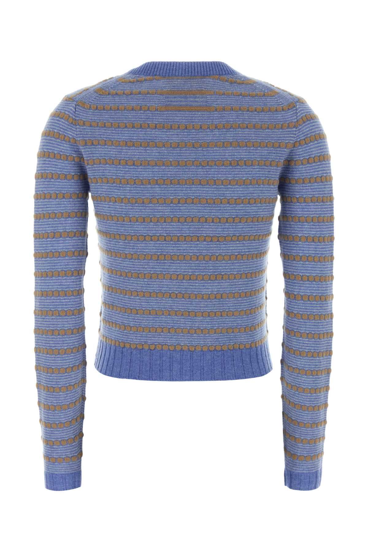Embroidered cashmere Pebble sweater - мініатюра 2