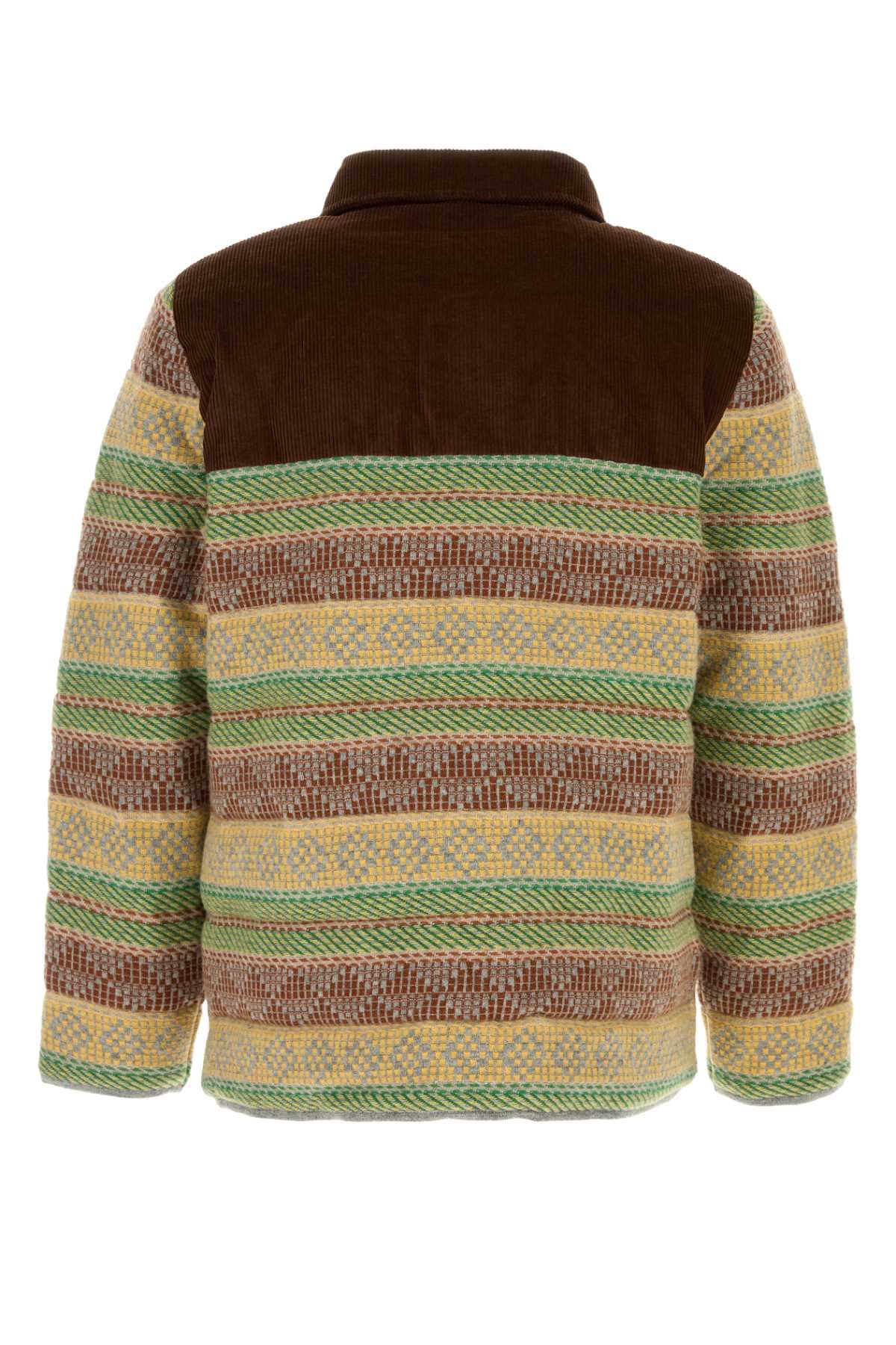 Multicolor wool blend Western Industry padded jacket - мініатюра 2