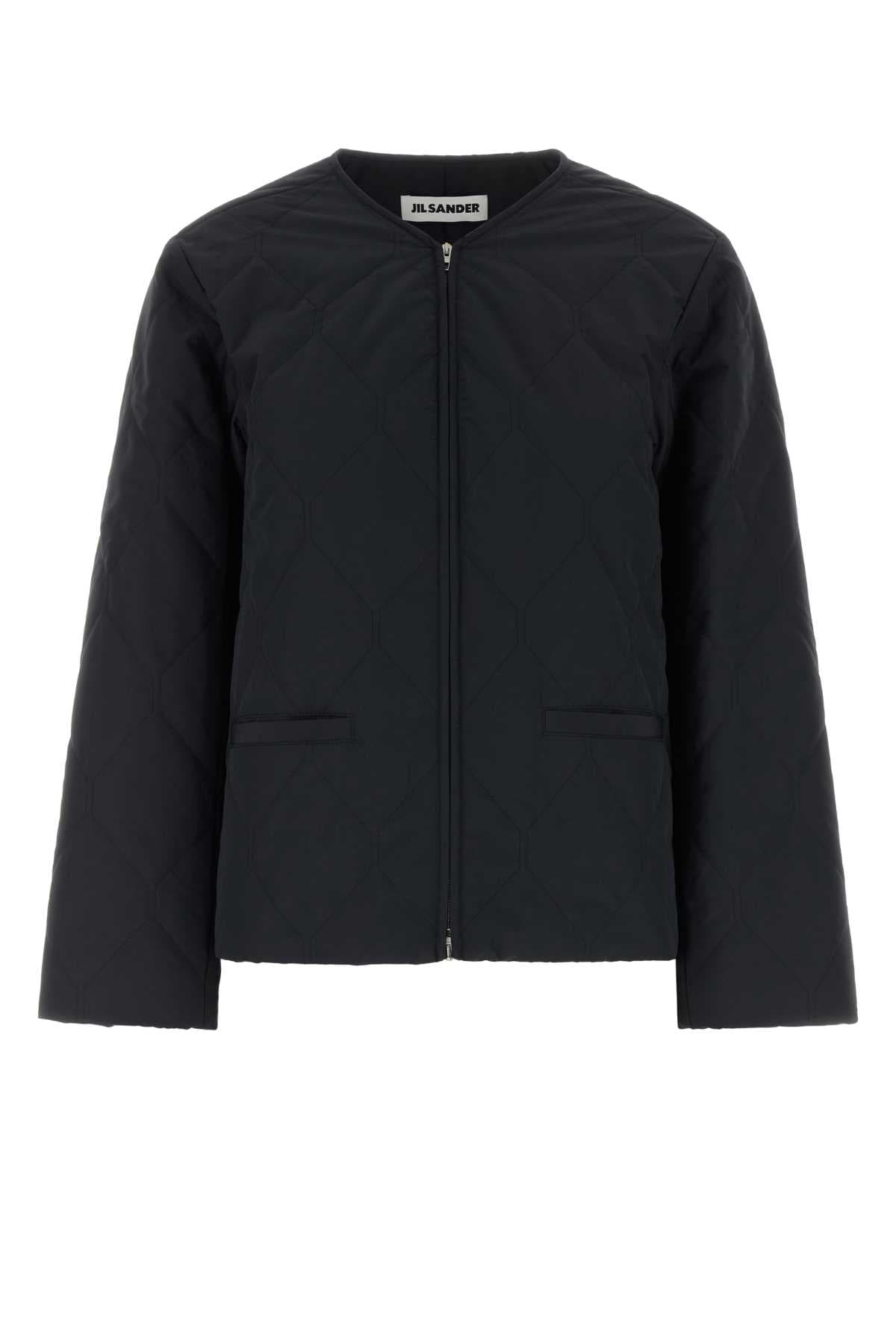 Black polyester jacket