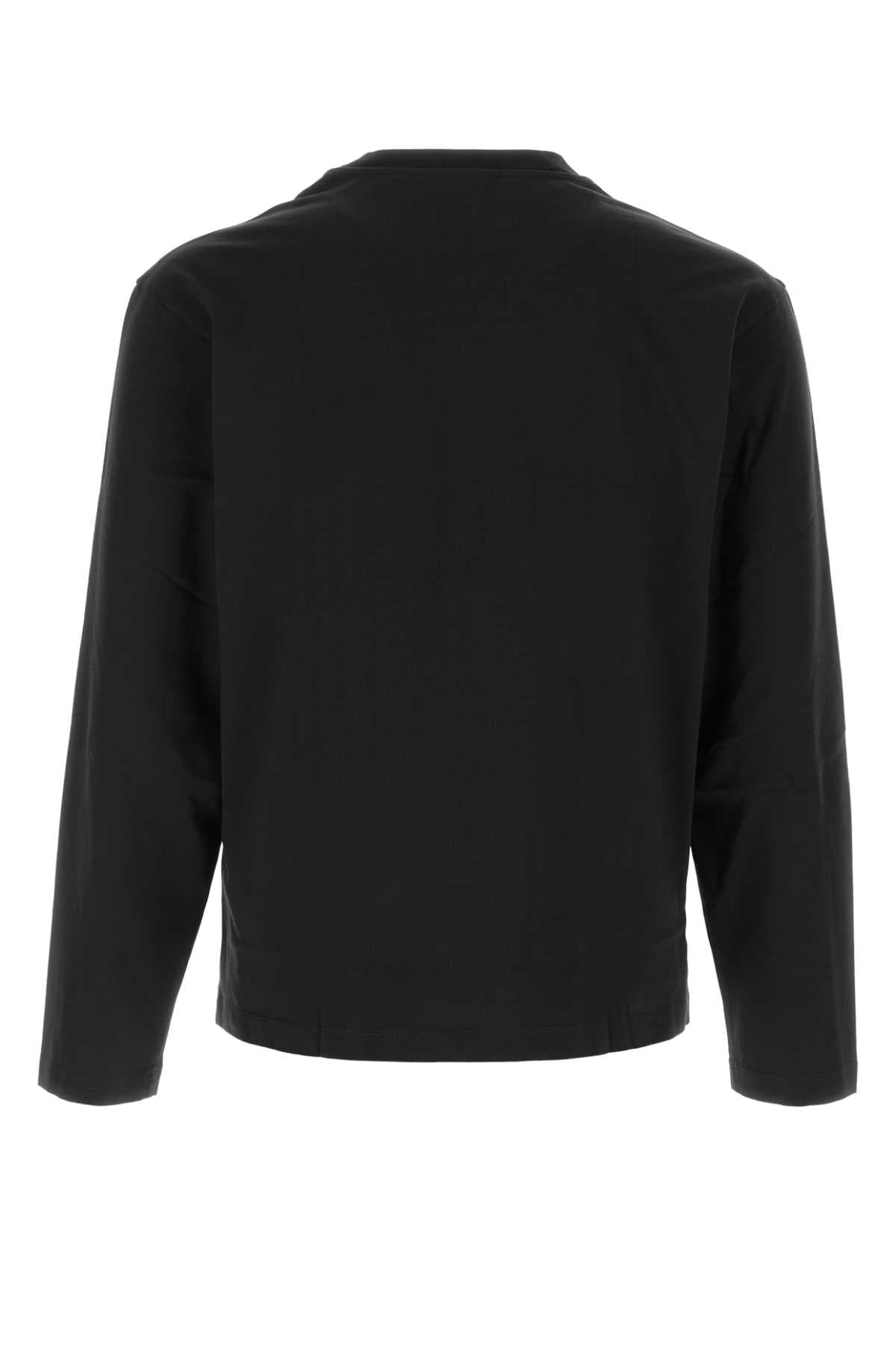 Black cotton t-shirt set - мініатюра 2