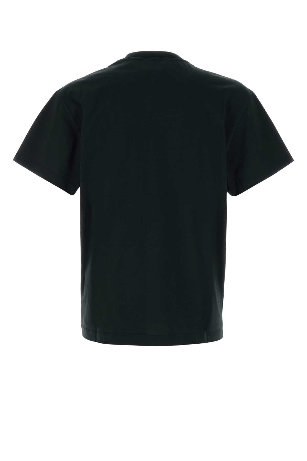 Black cotton t-shirt - мініатюра 2