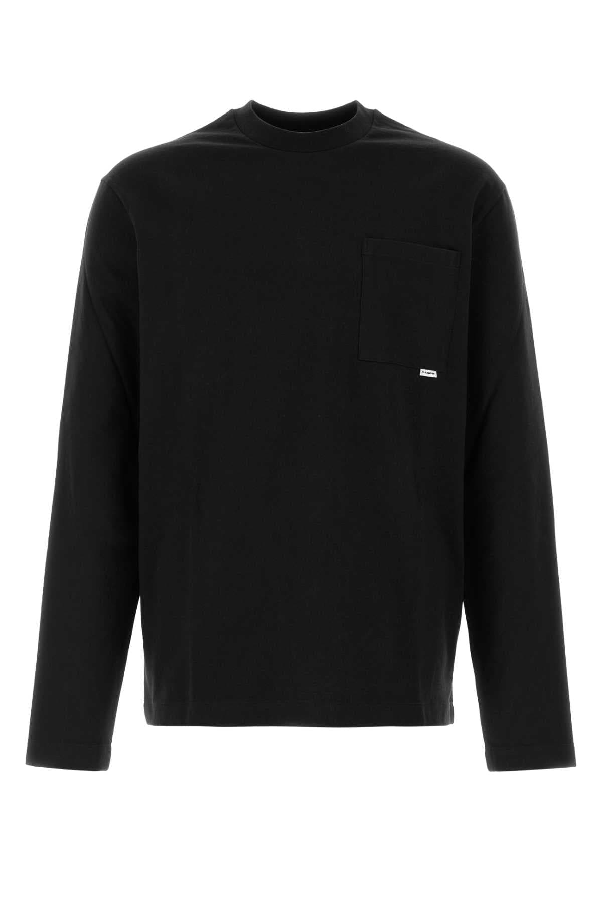 Black cotton t-shirt