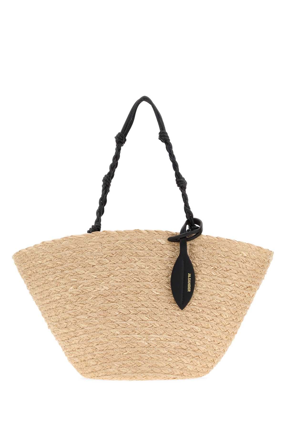 Raffia Tangle bucket bag