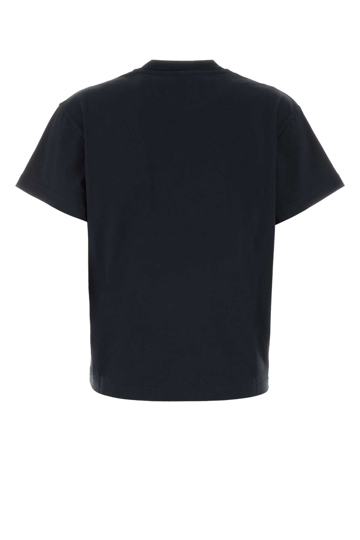 Midnight blue cotton t-shirt - мініатюра 2