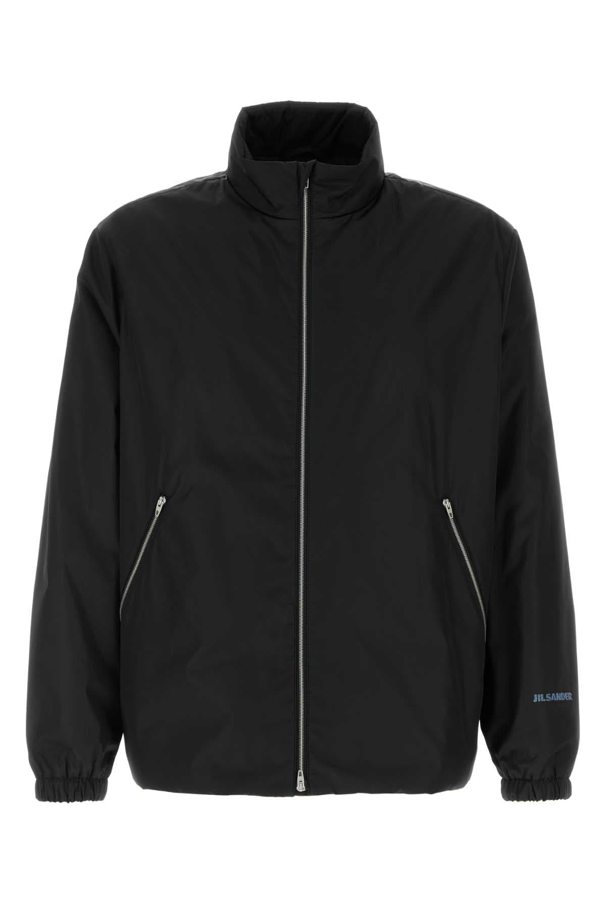 Black polyester jacket