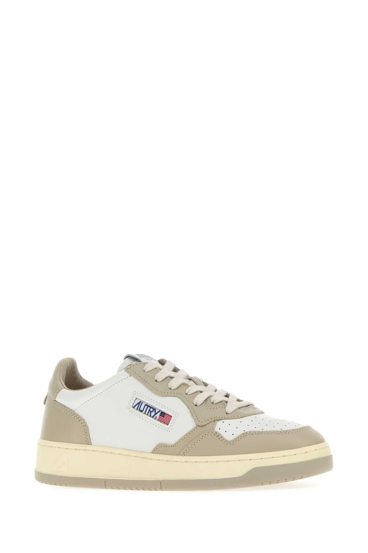 Two-tone leather Medalist sneakers - мініатюра 2