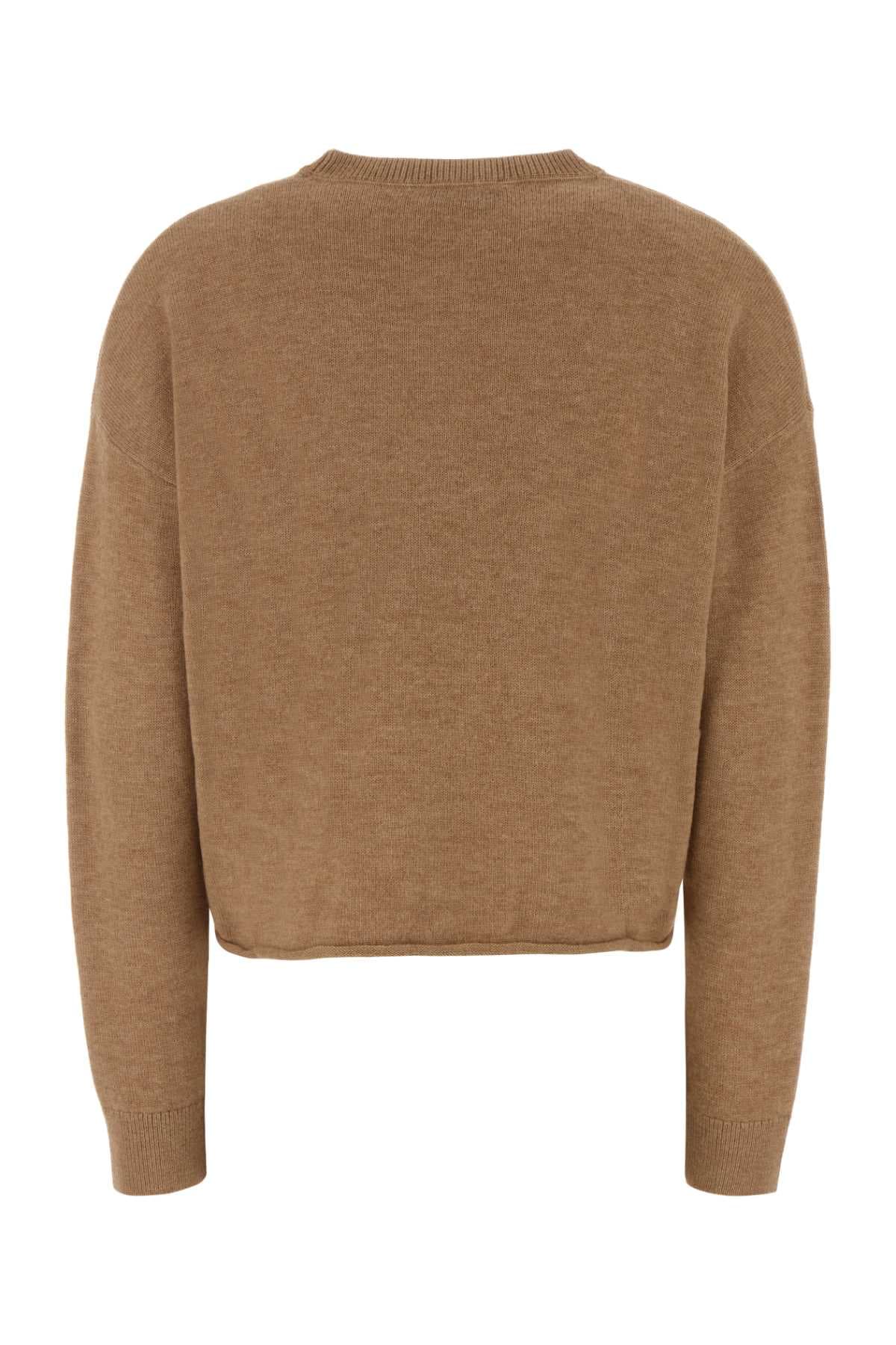 Camel wool blend sweater - мініатюра 2