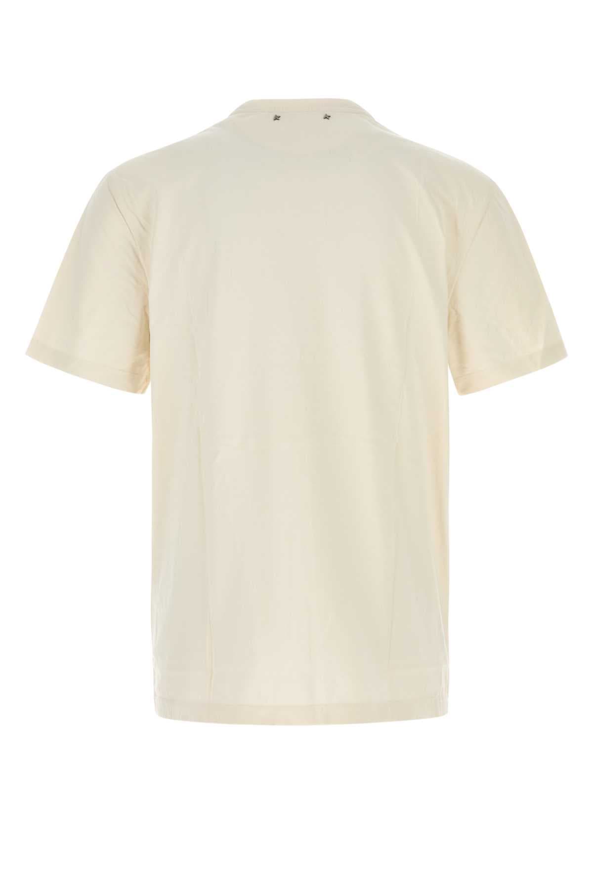 Ivory cotton t-shirt - мініатюра 2