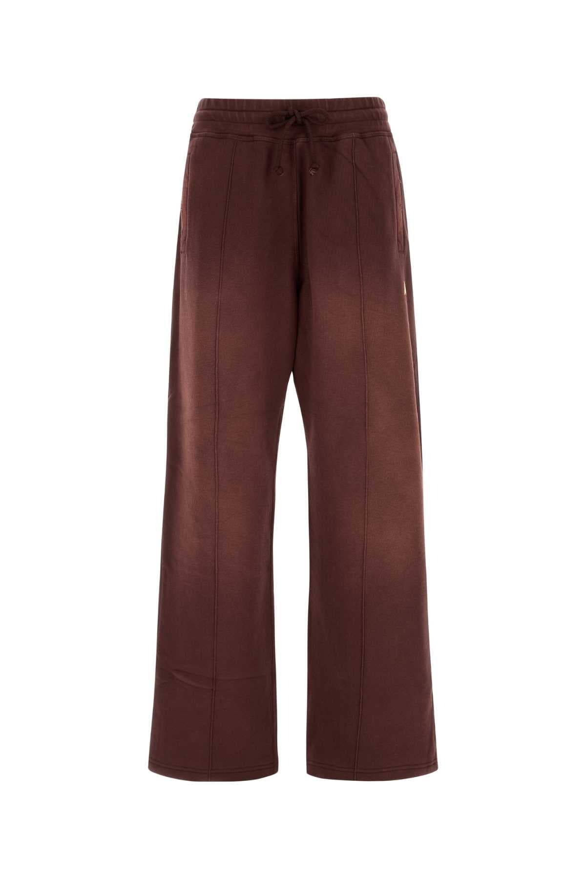 Burgundy cotton joggers