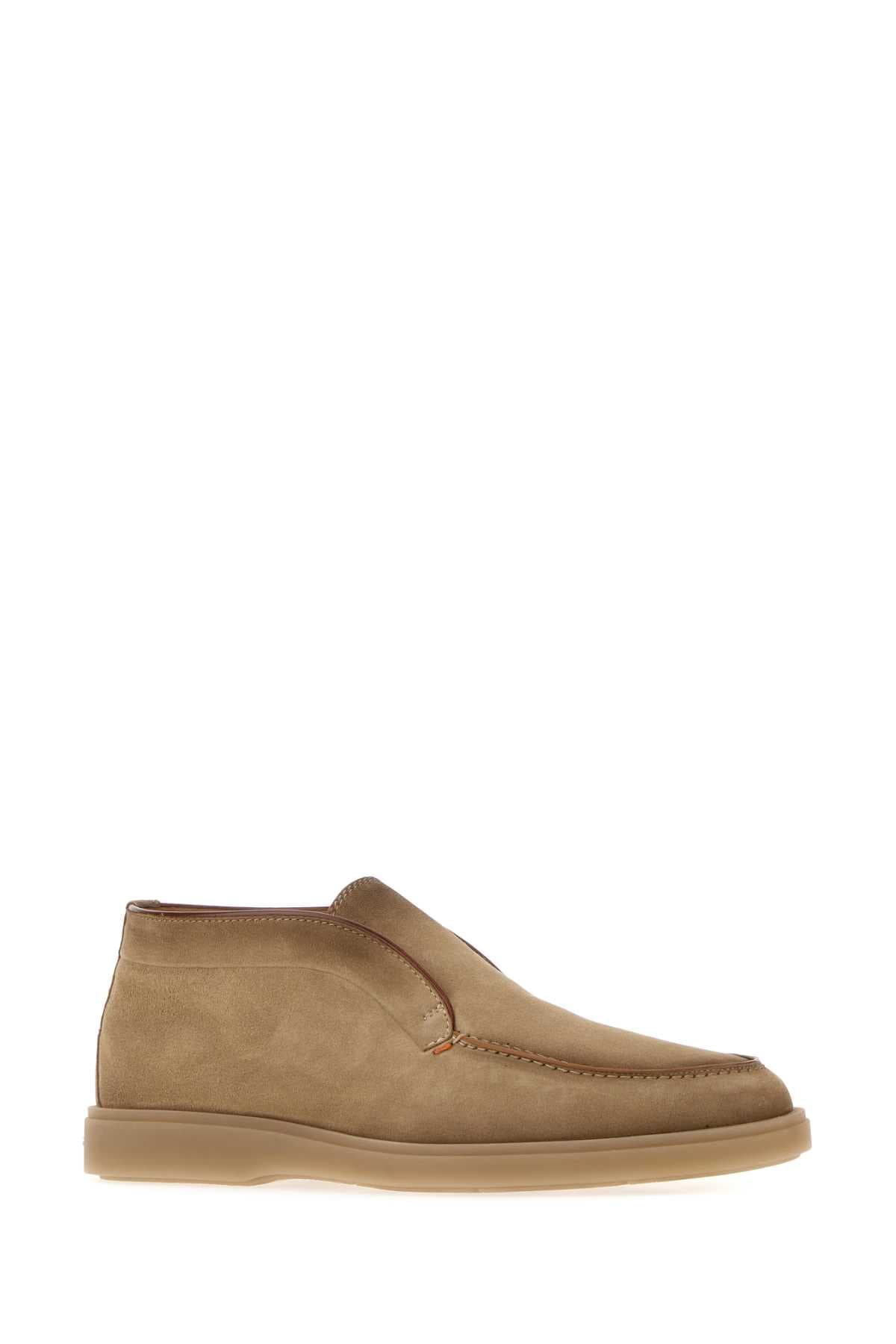 Beige suede Digits loafers - мініатюра 2