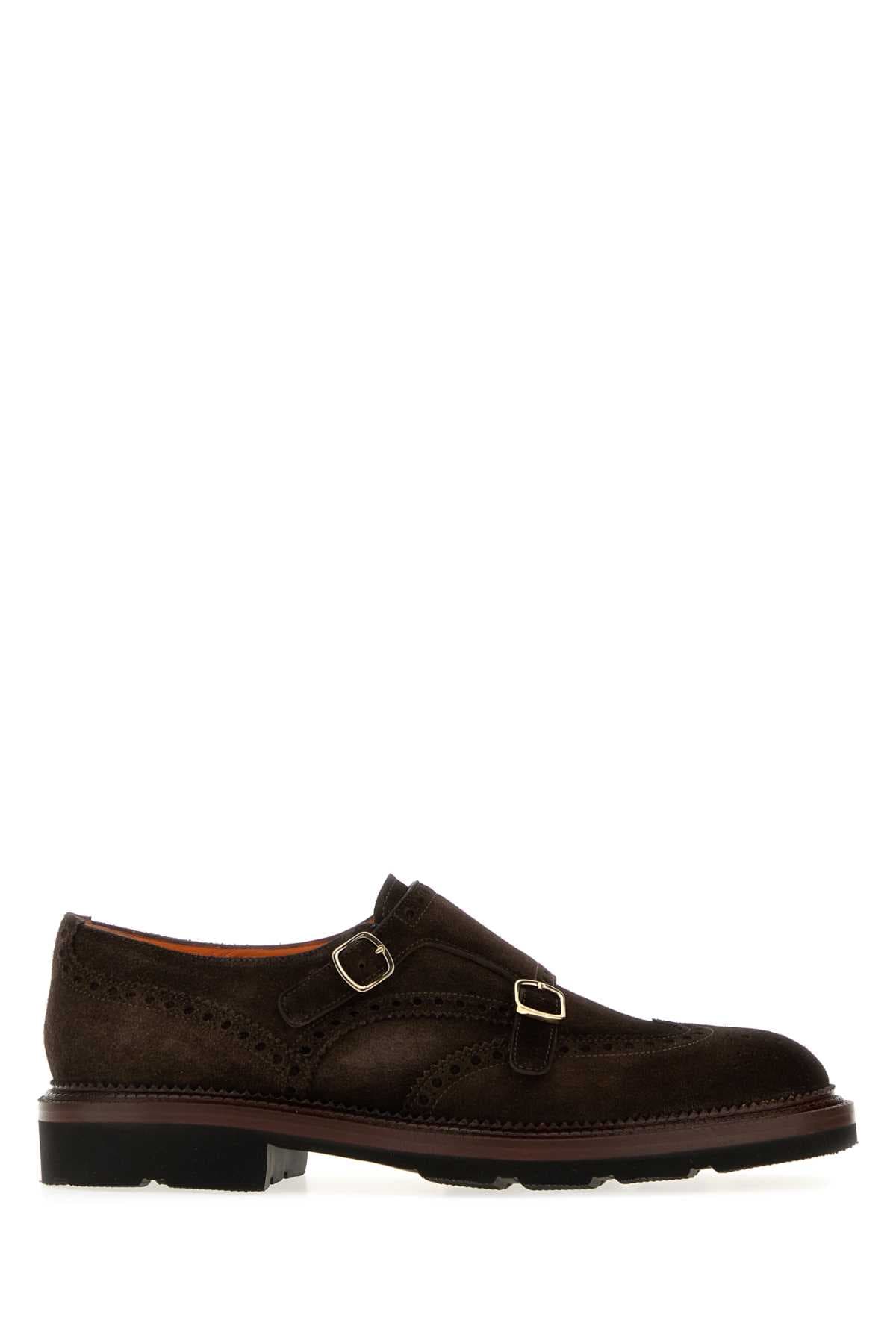 Brown suede Kalama loafers