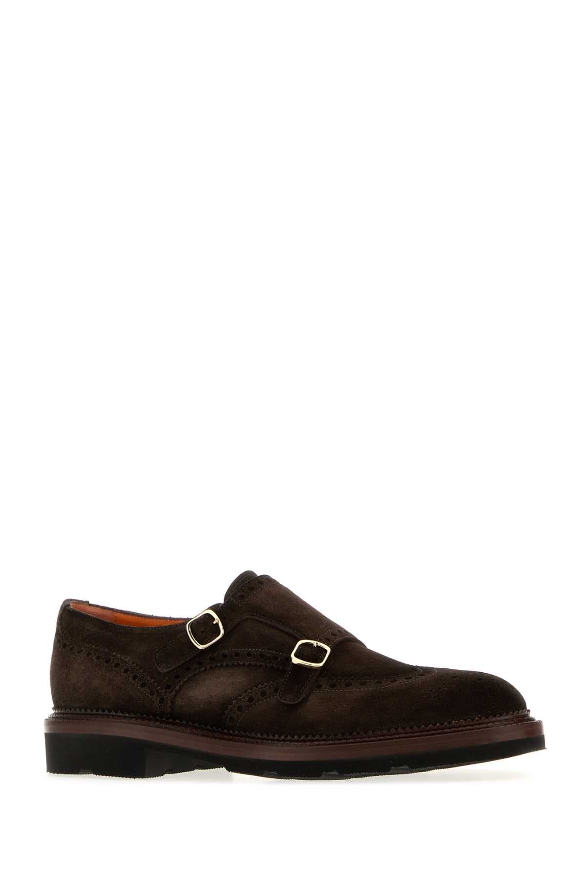 Brown suede Kalama loafers - мініатюра 2