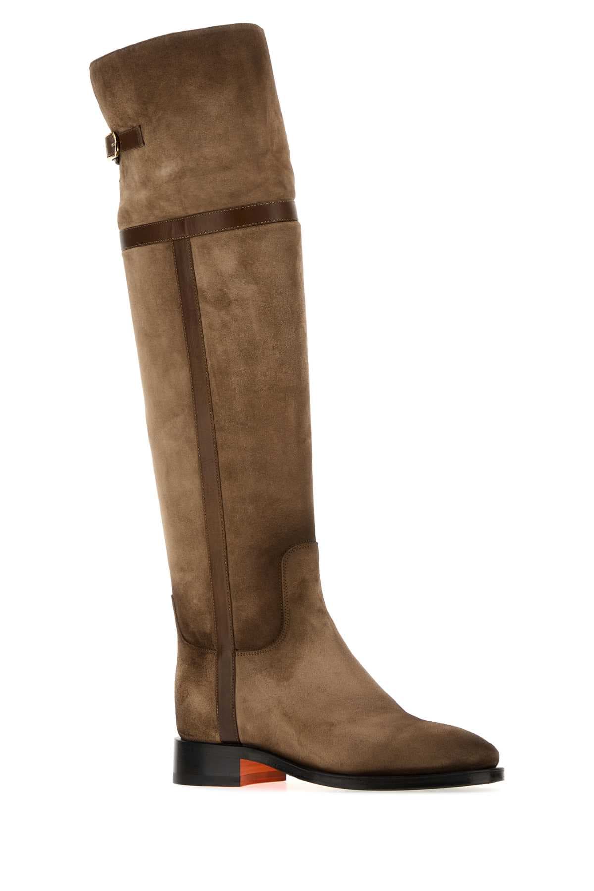 Mud suede Janelle boots - мініатюра 2