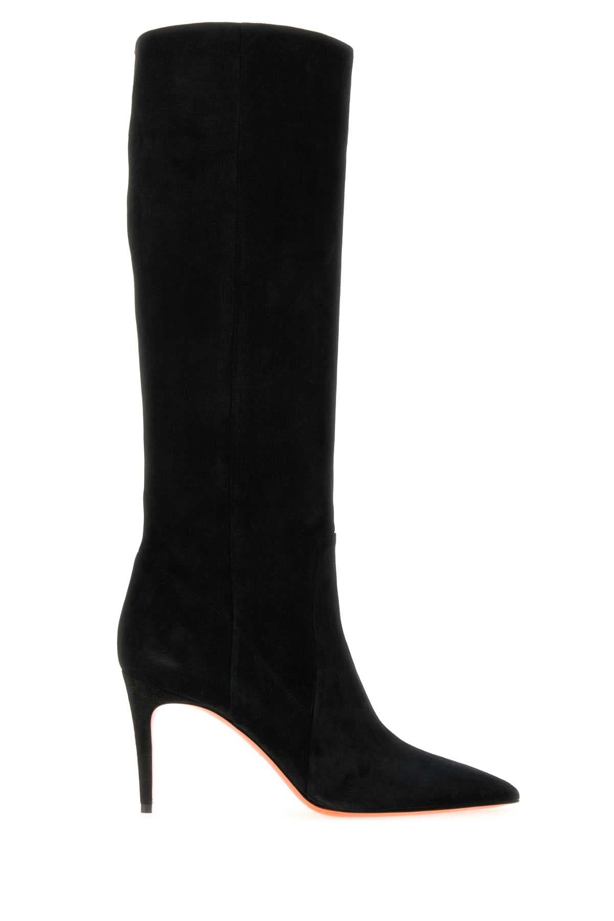 Black suede Viola boots