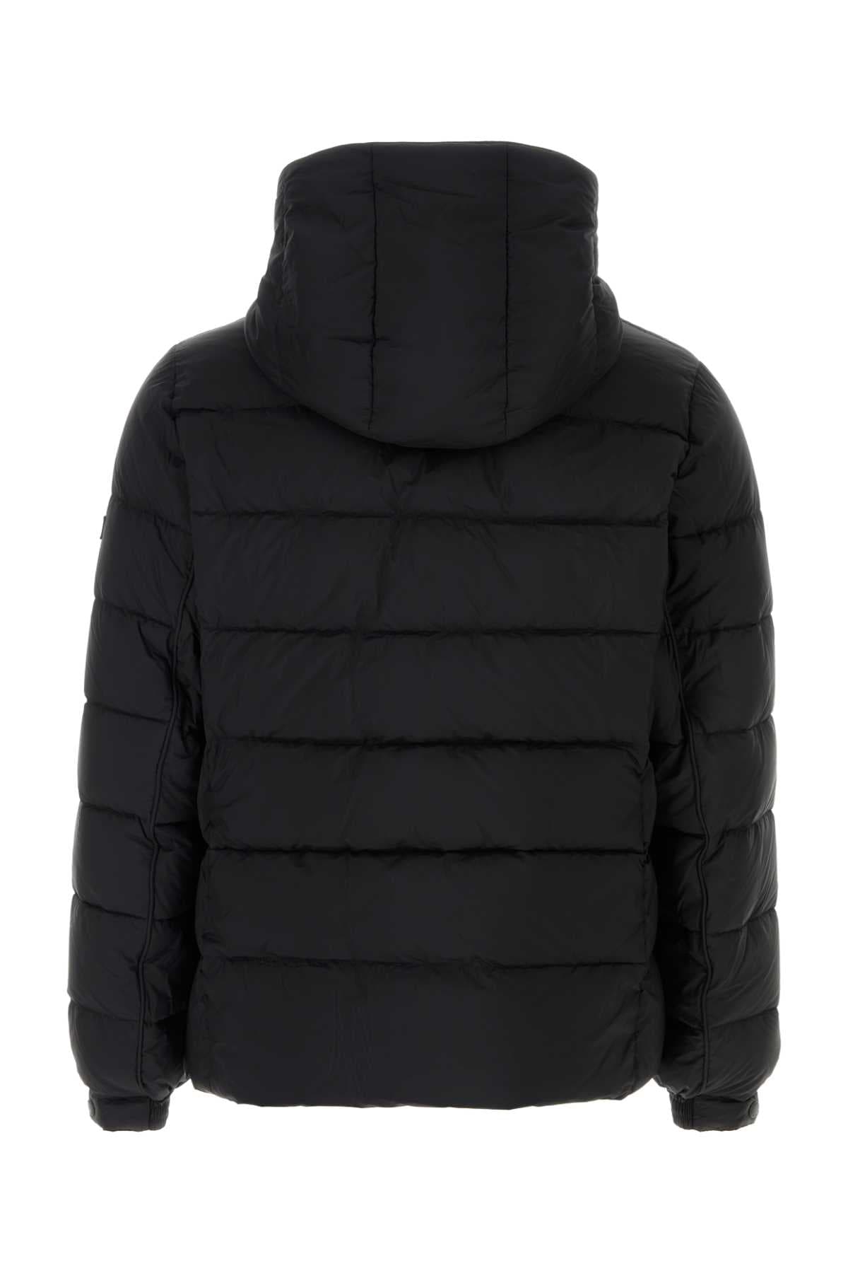 Black nylon down jacket - мініатюра 2
