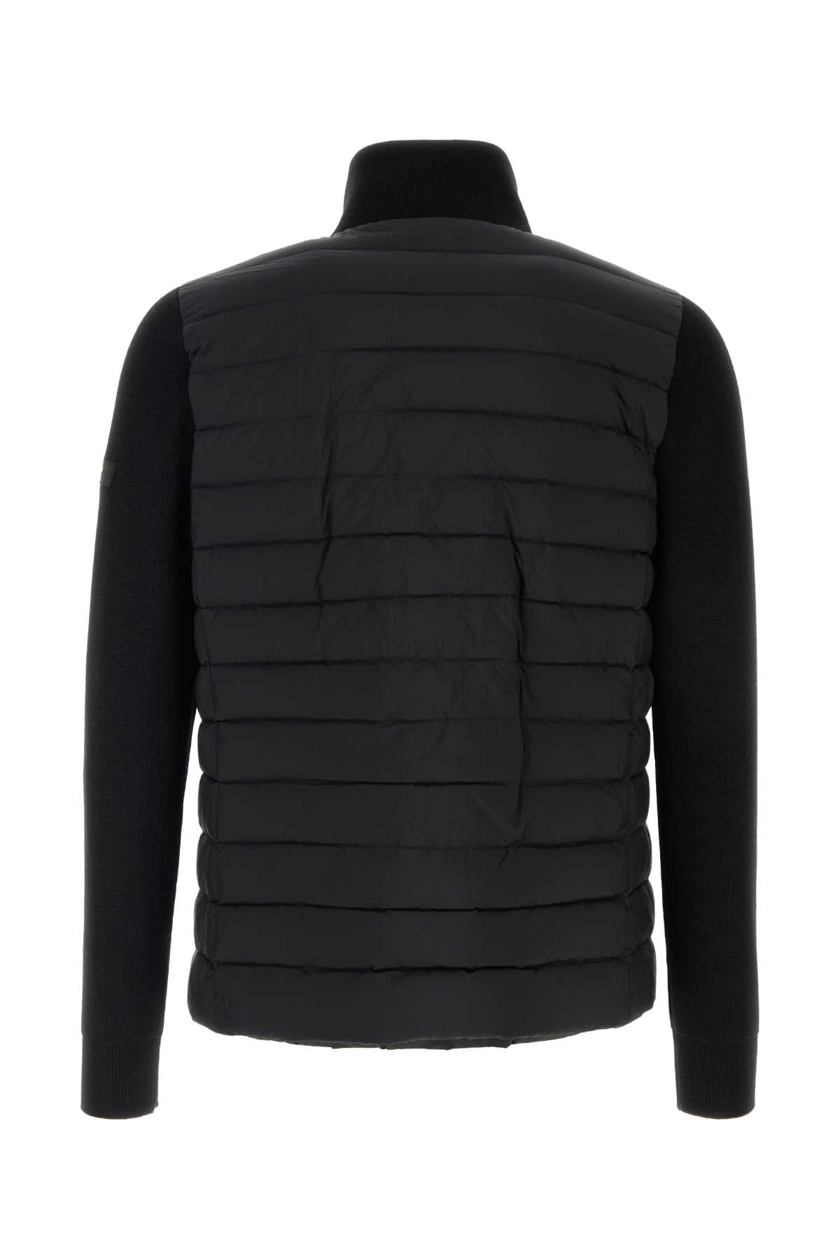 Black nylon down jacket - мініатюра 2