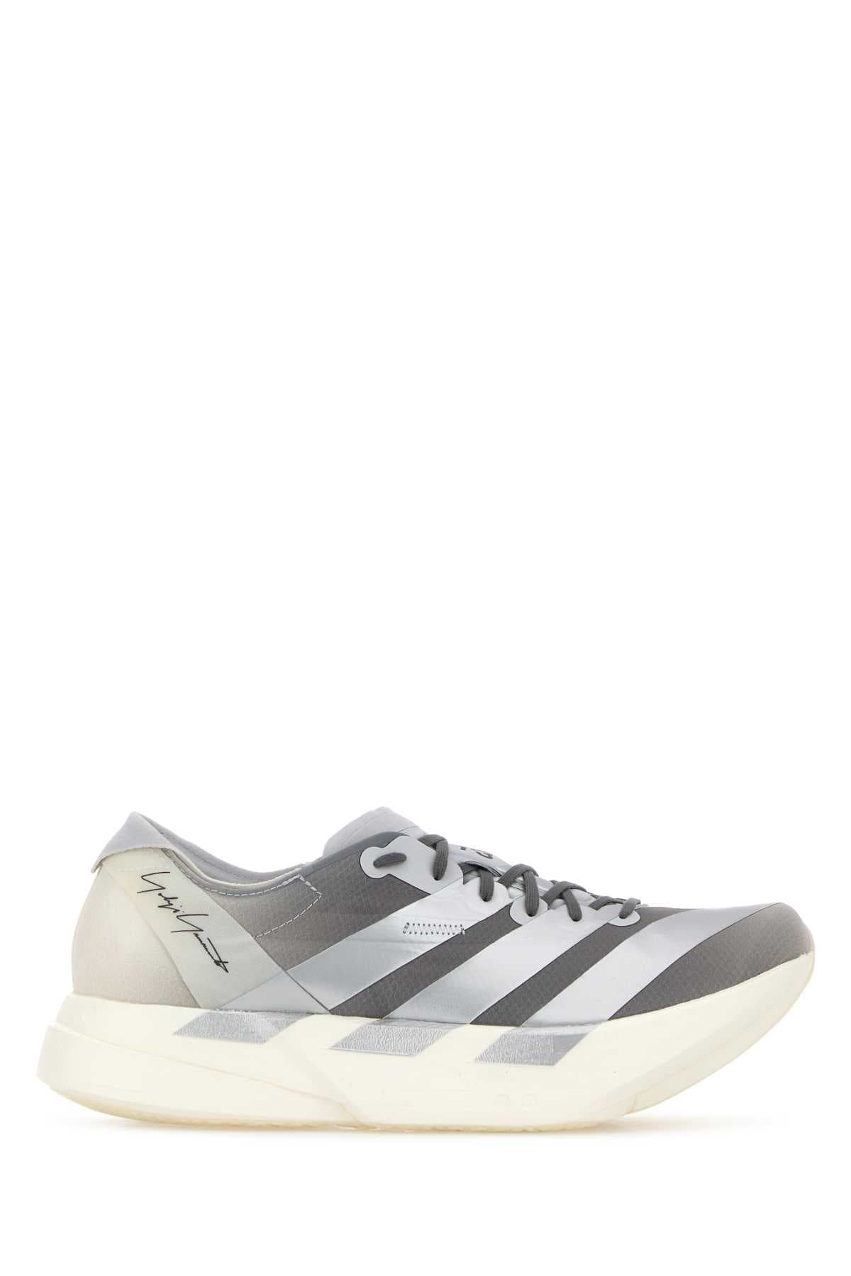 Grey fabric Y3 Adios Pro 4 sneakers