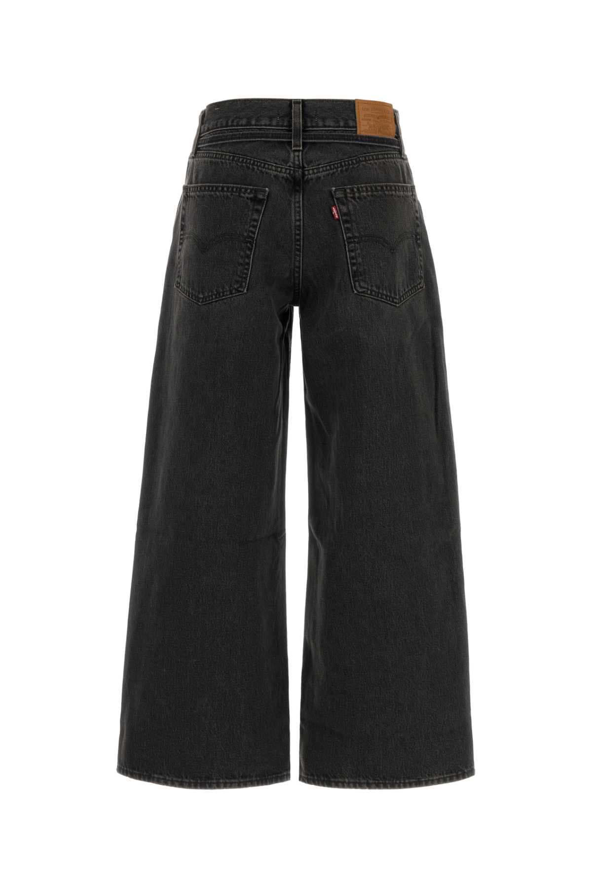 Black denim XL Straight jeans - мініатюра 2