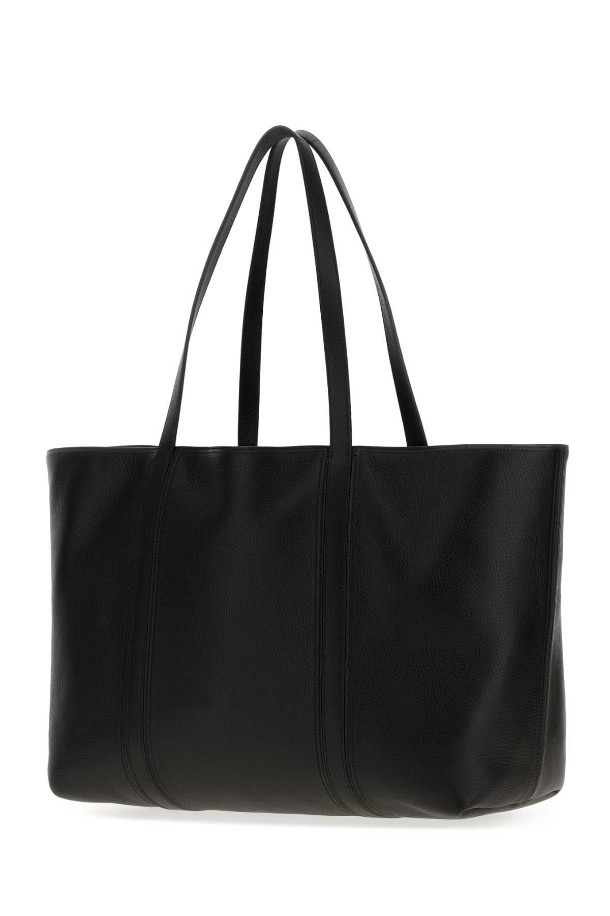 Black leather Foro shopping bag - мініатюра 2