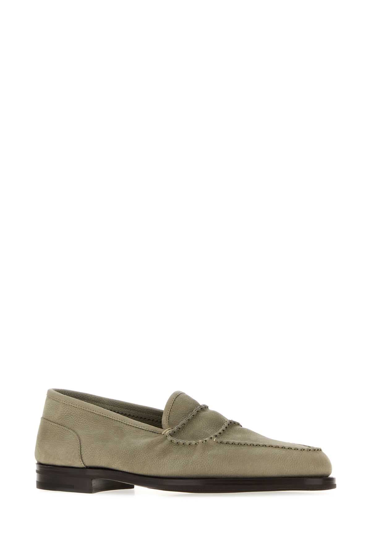 Grey nubuck Bath loafers - мініатюра 2