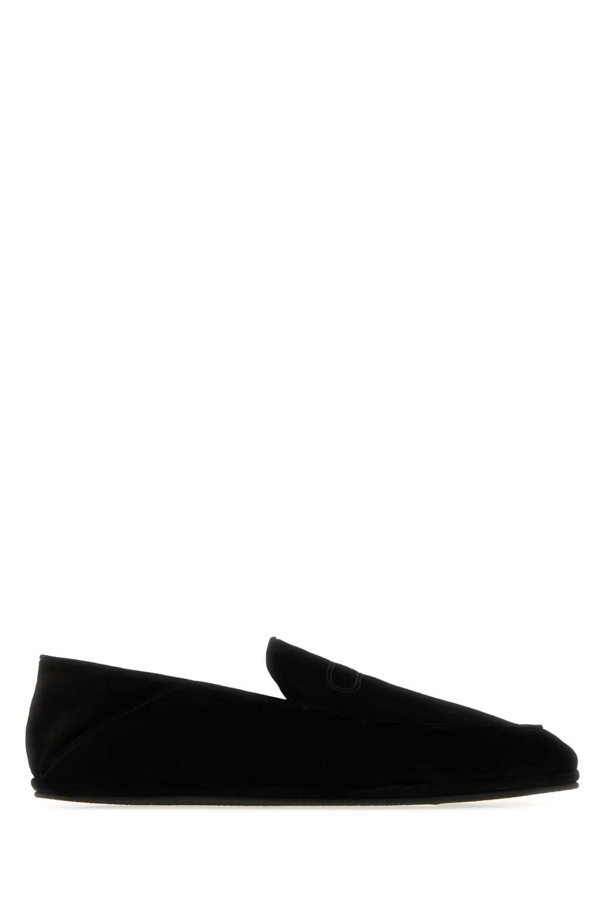 Black suede Kingston II loafers
