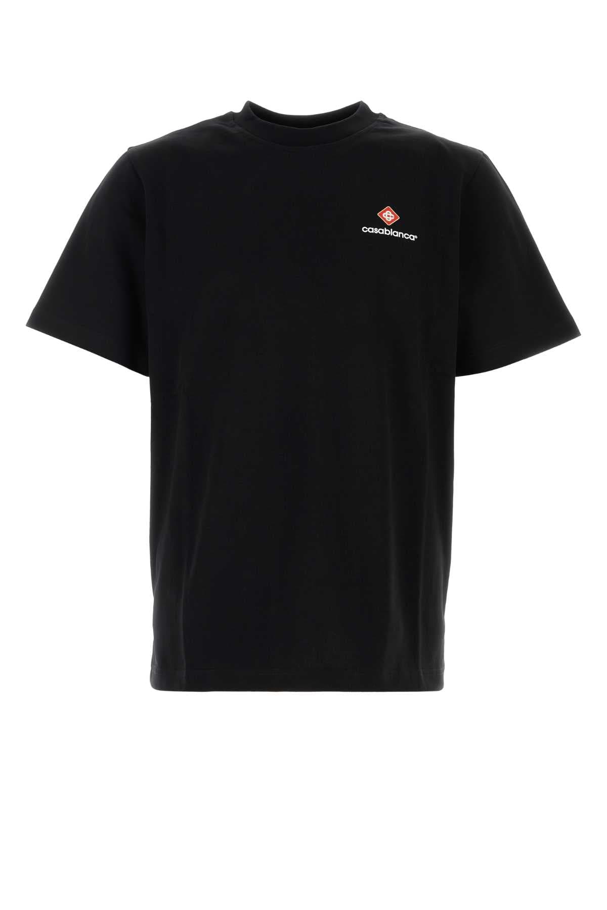 Black cotton t-shirt