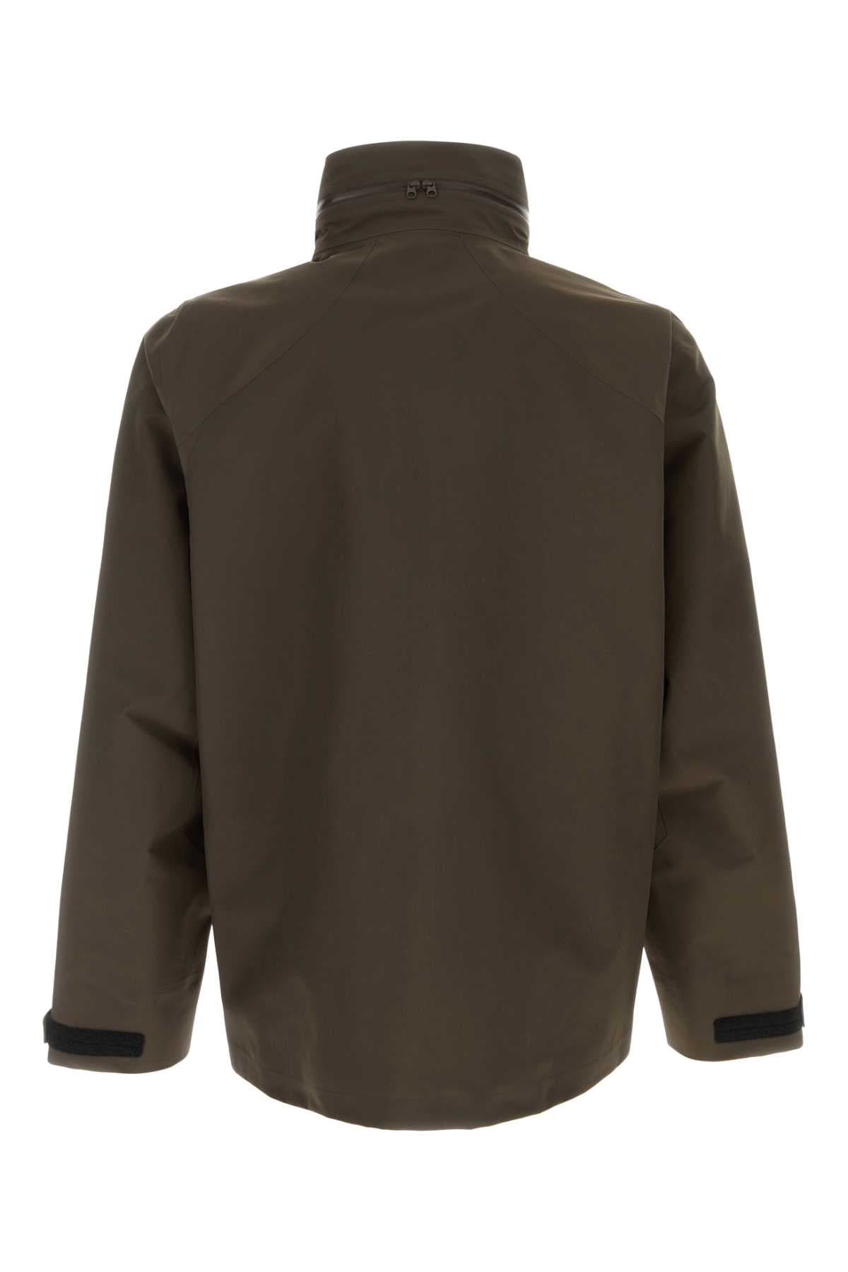 Brown nylon Field windbreaker - мініатюра 2
