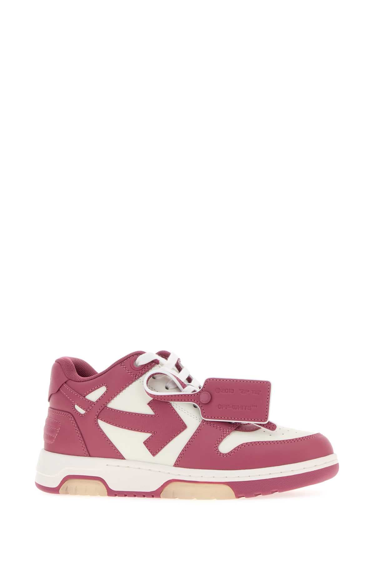 Two-tone leather Out Of Office sneakers - мініатюра 2