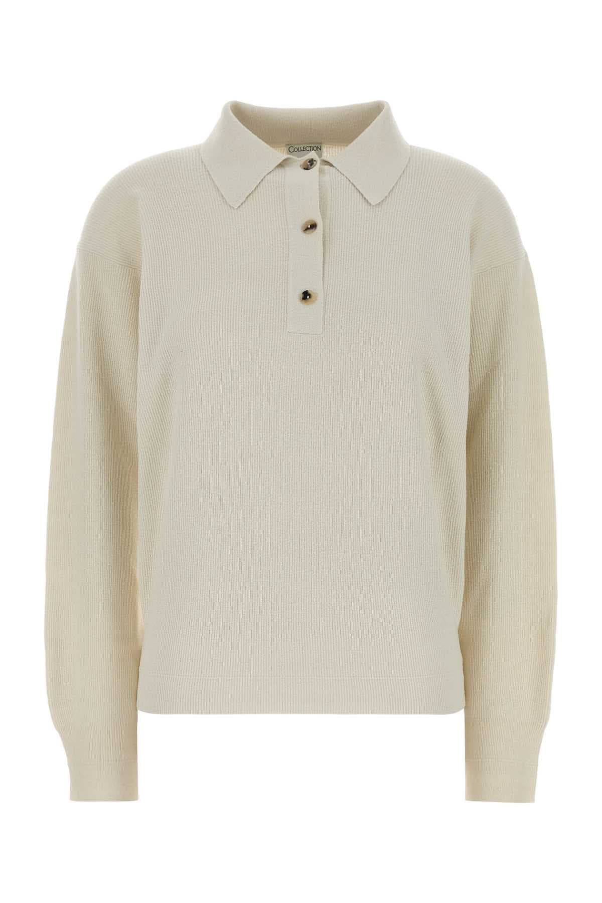 ivoryy knit Helga polo shirt