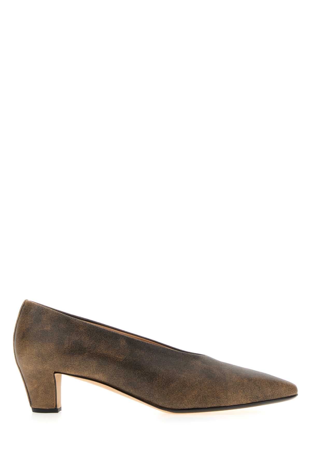 Black leather Bri pumps