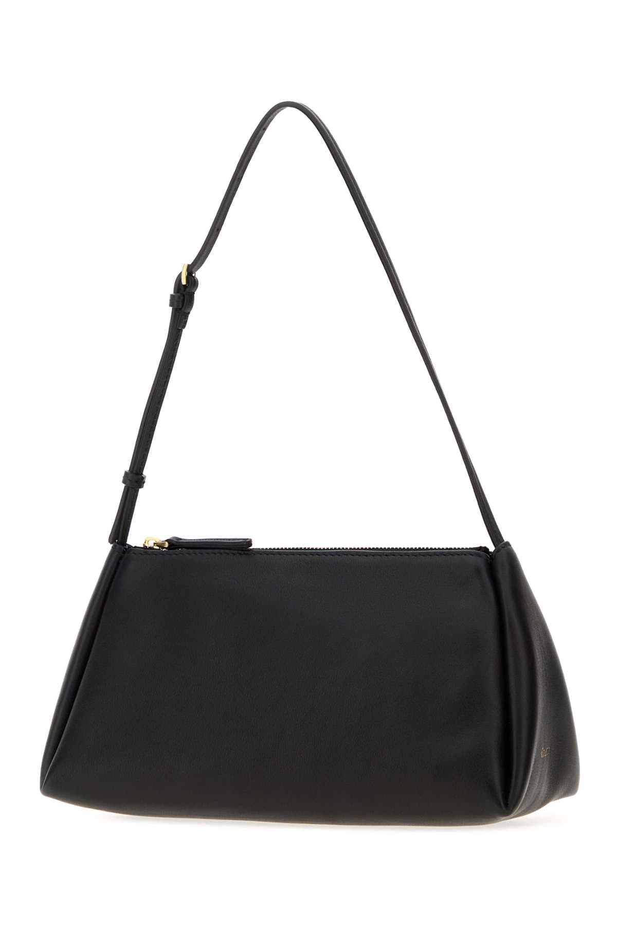 Black leather shoulder bag - мініатюра 2