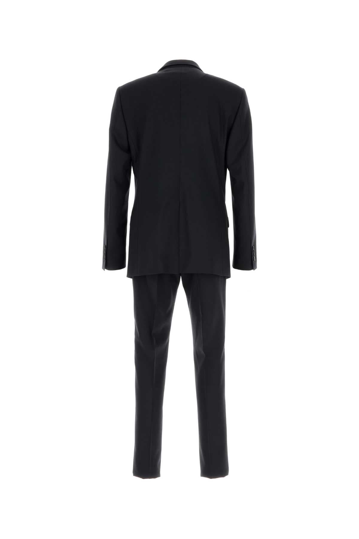 Midnight blue stretch wool suit - мініатюра 2