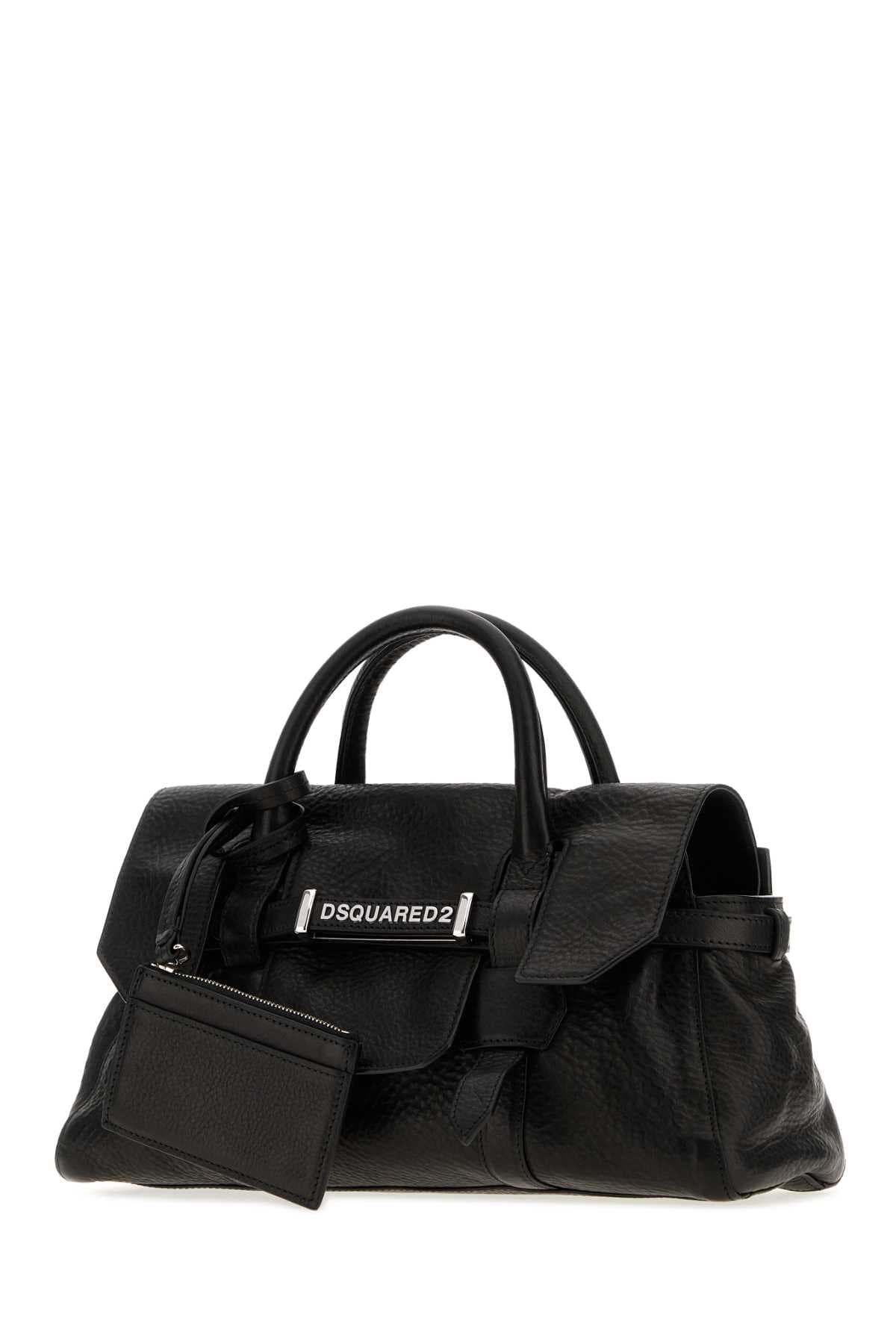 Black leather handbag - мініатюра 2