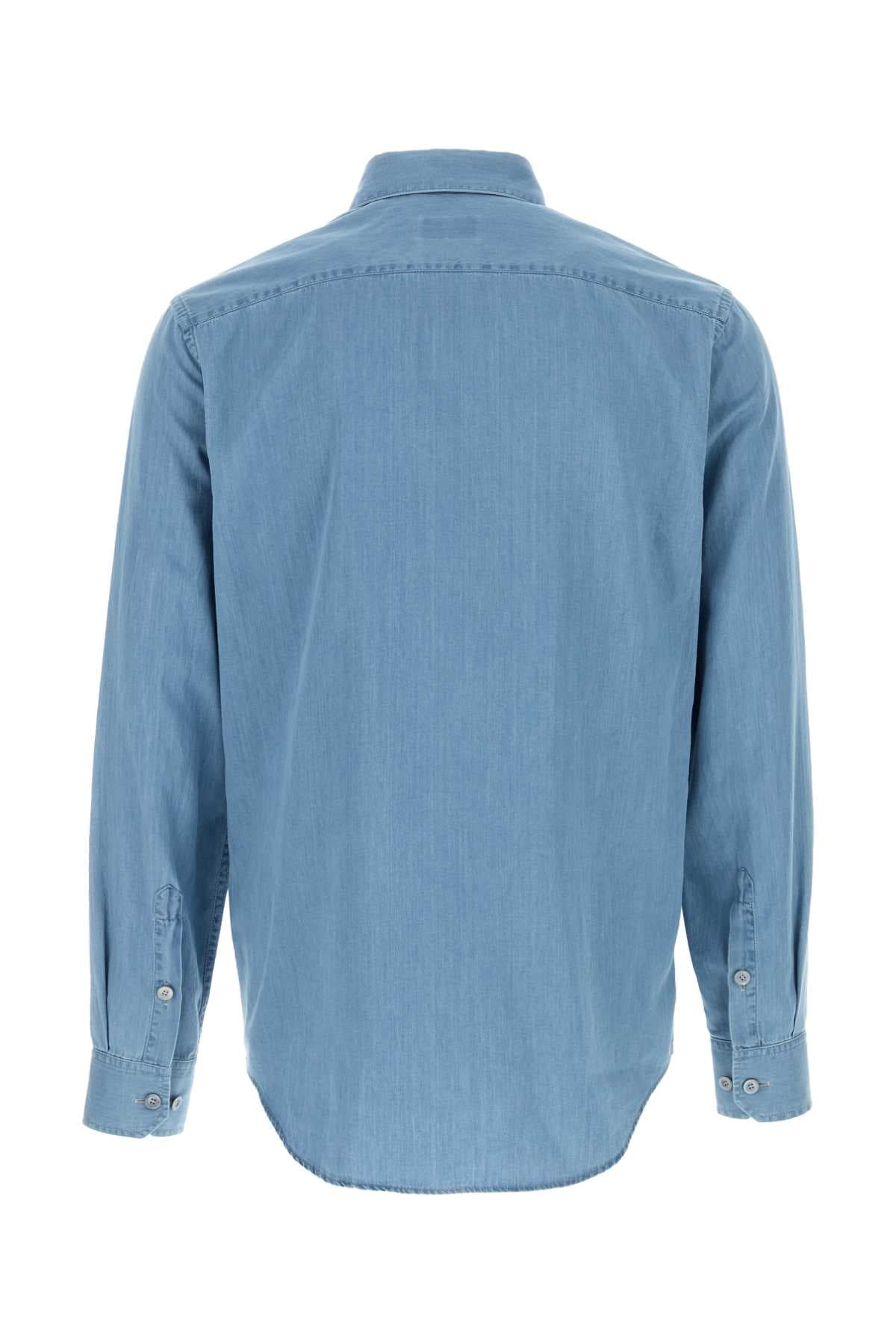 Light-blue chambray shirt - мініатюра 2