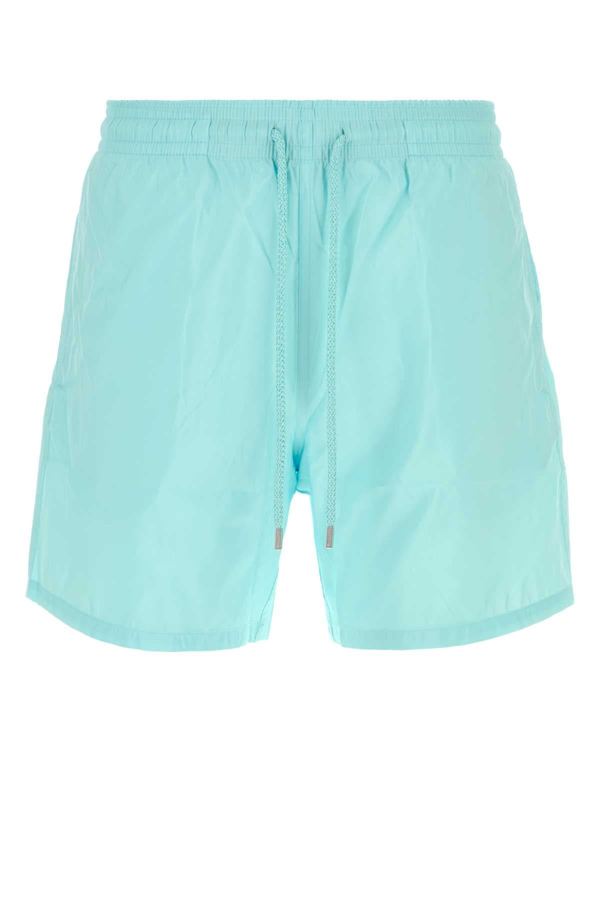 Aquamarine polyester Mahina swimming shorts