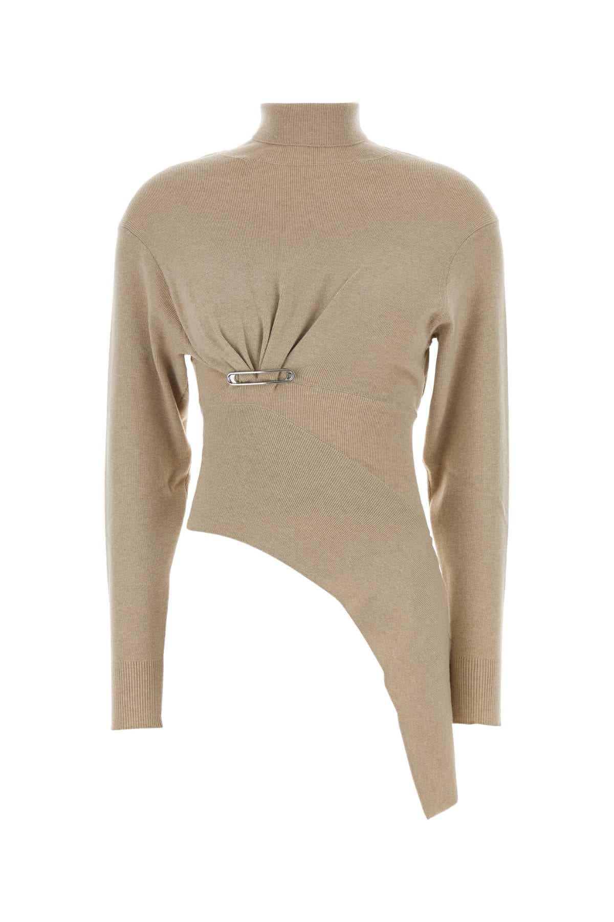 Sand wool blend sweater