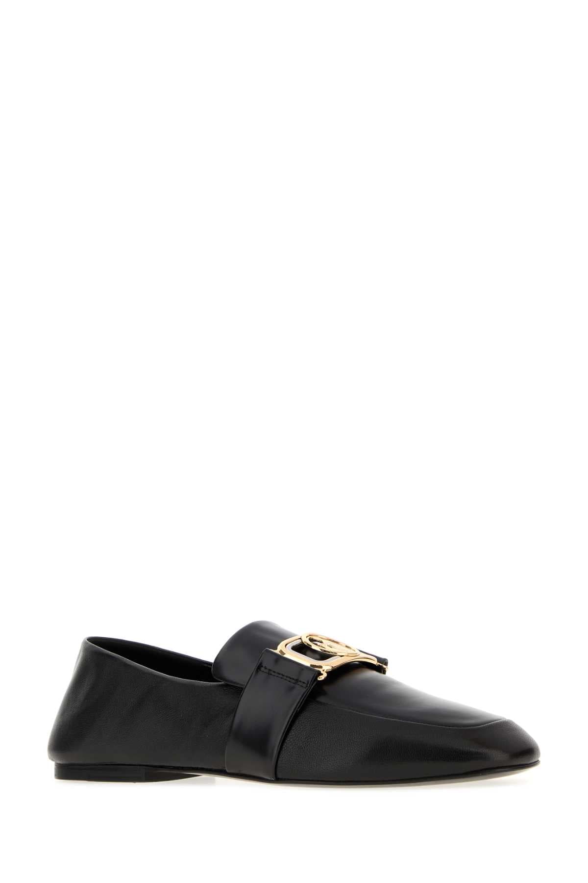 Black leather loafers - мініатюра 2