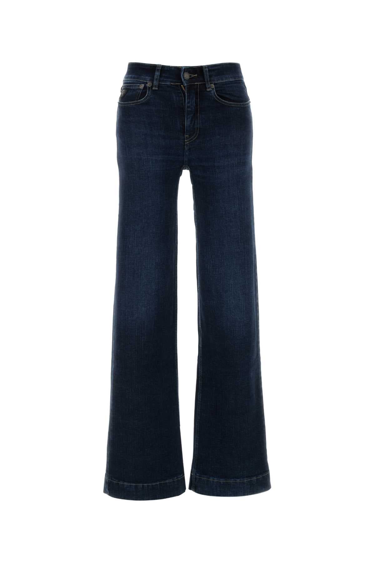Blue stretch denim Lorna jeans