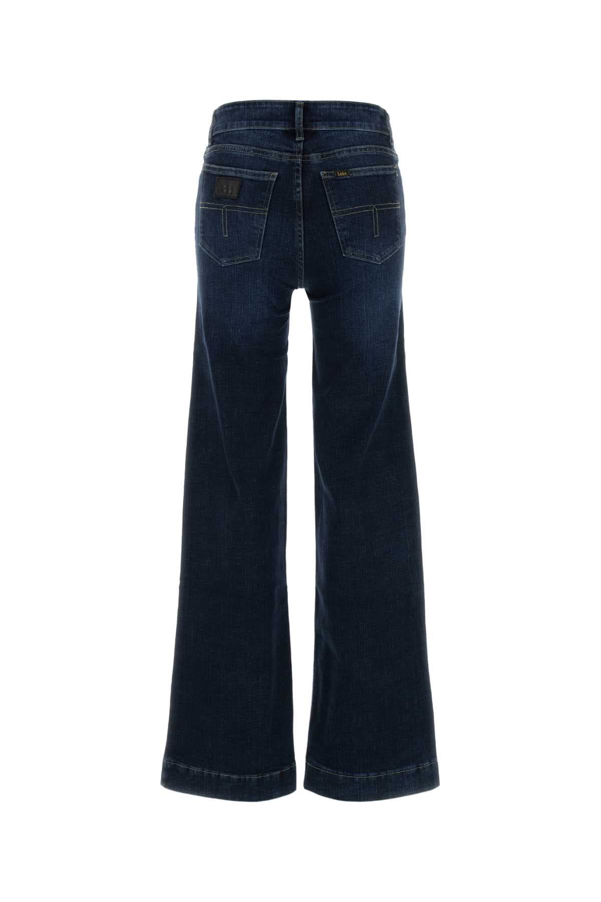 Blue stretch denim Lorna jeans - мініатюра 2