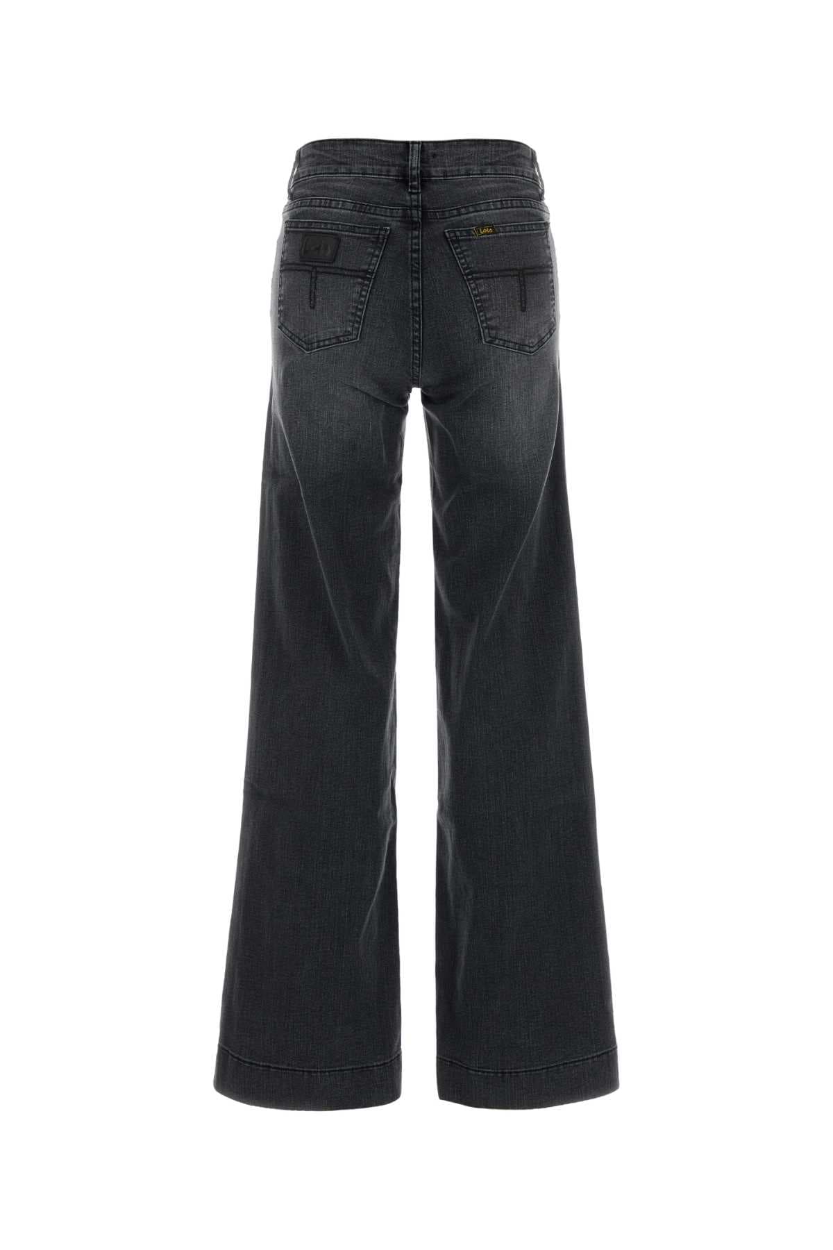 Slate stretch denim Lorna wide-leg jeans - мініатюра 2