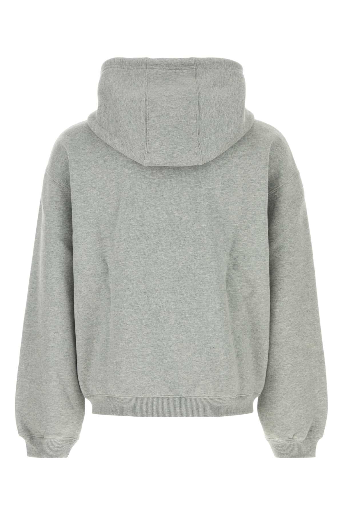 Grey cotton blend Hooded Ebbert Jacket - мініатюра 2