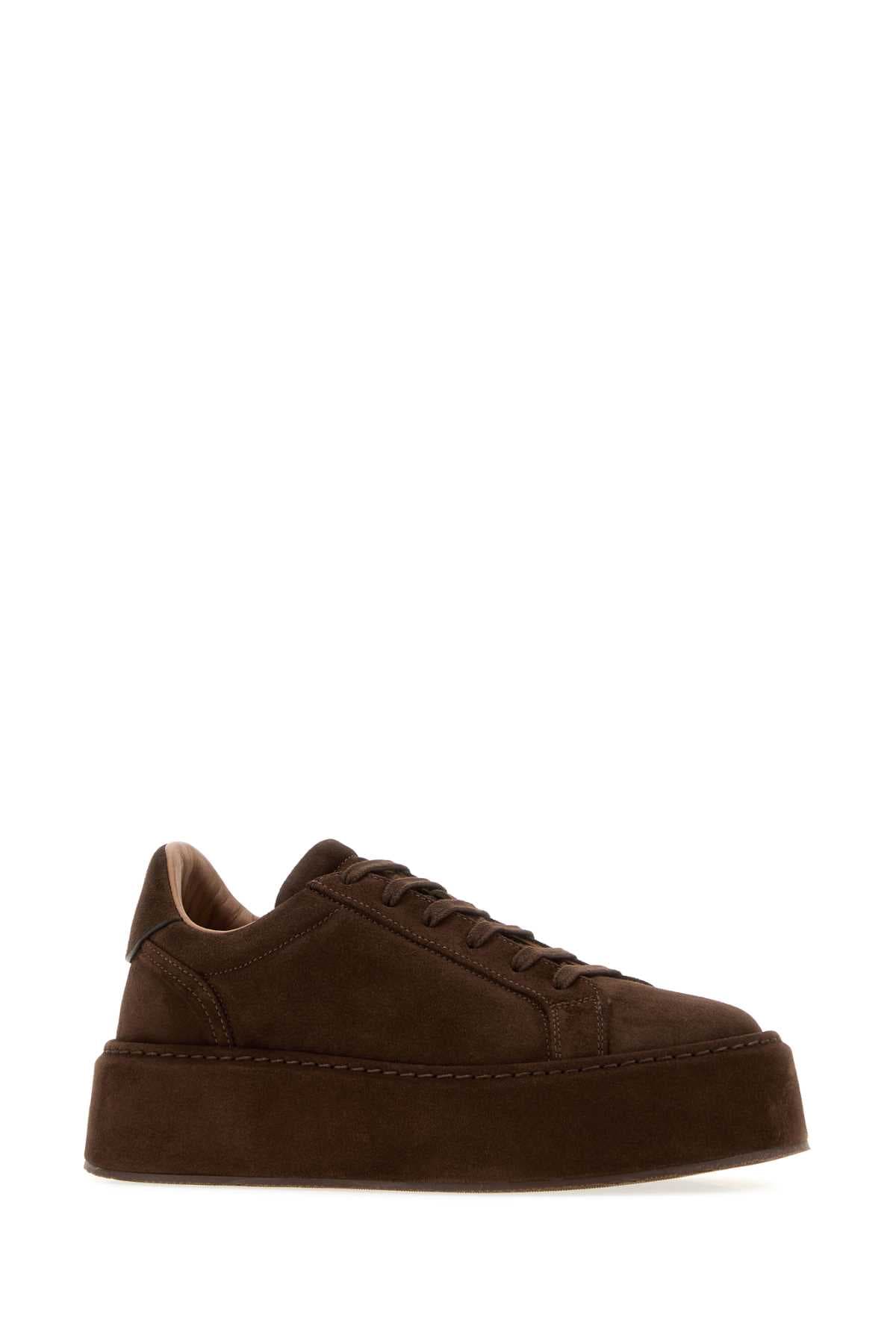 Brown suede sneakers - мініатюра 2