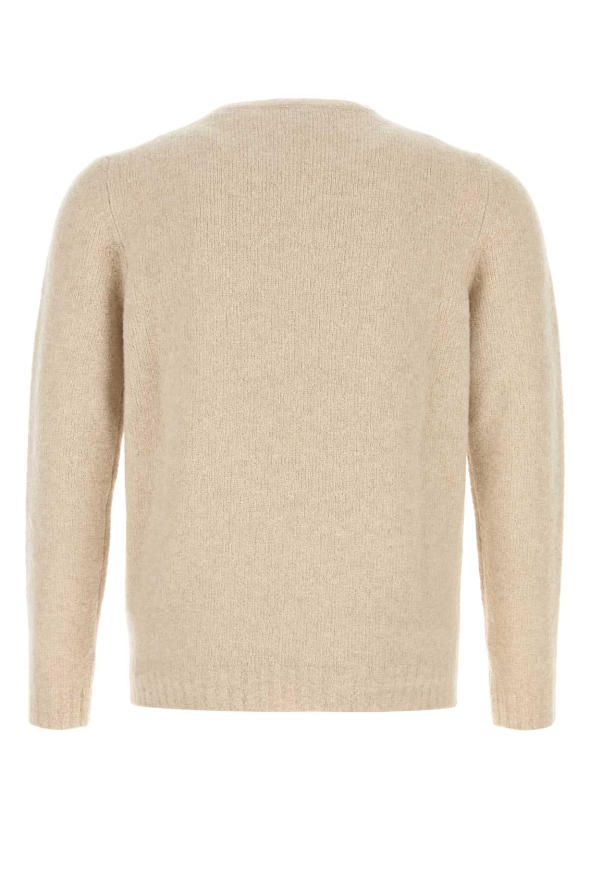 Sand stretch wool blend sweater - мініатюра 2