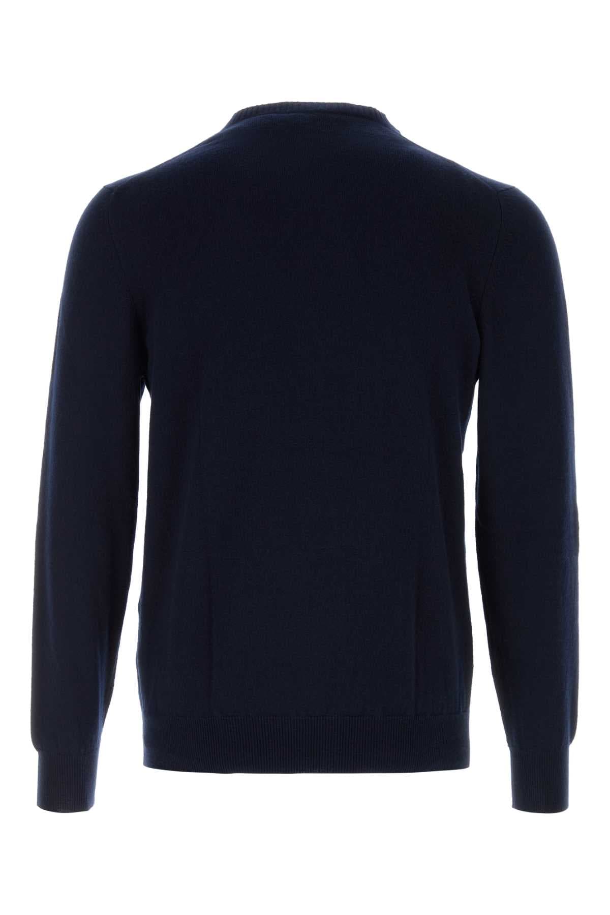 Midnight blue cashmere sweater - мініатюра 2