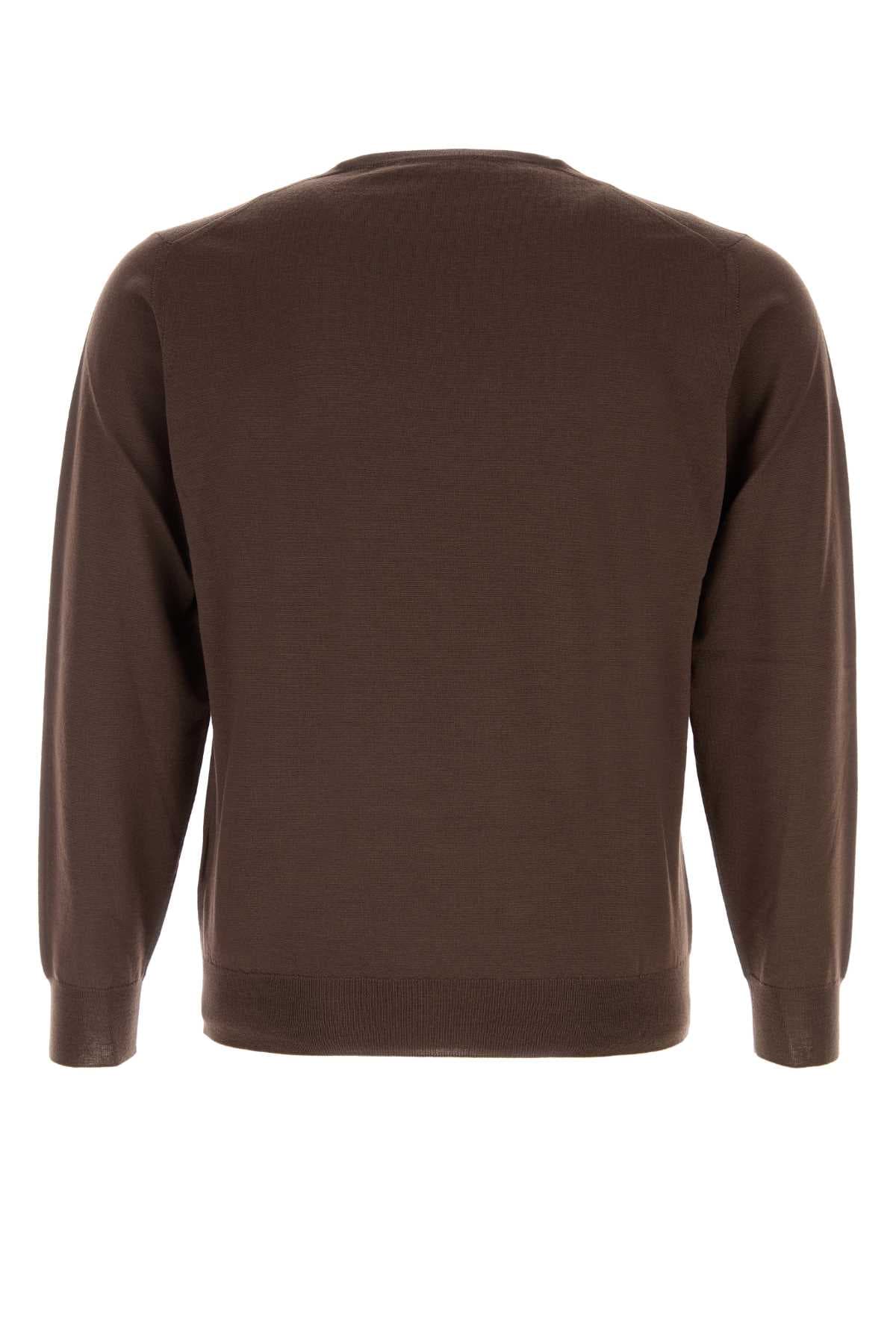 Chocolate wool sweater - мініатюра 2